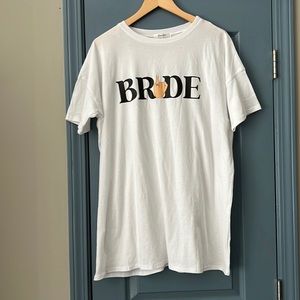 Bride Oversized T-shirt dress Nanamacs